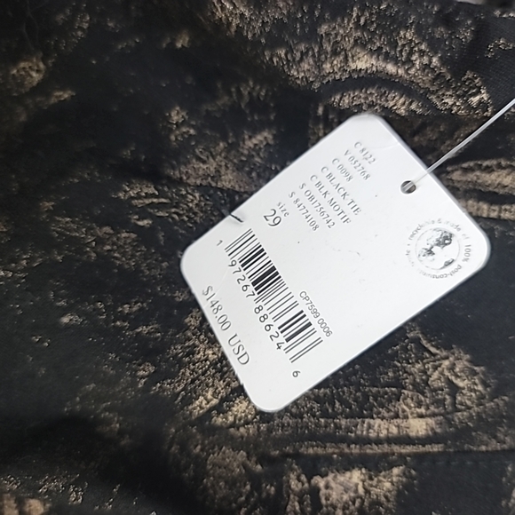 Free People Jayde Metallic Detail Flared Jeans In Black - Picture 11 of 11